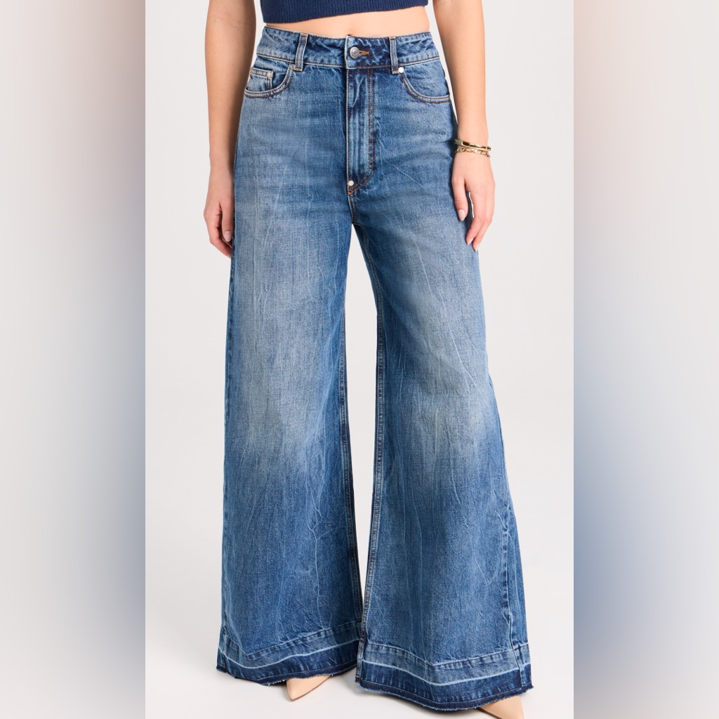Stella Mccartney Brand New Jean  Size 26 Mid Blue Jean